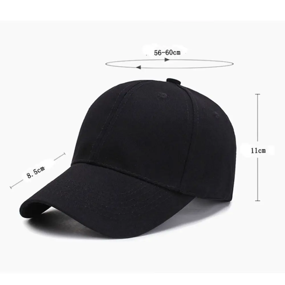 Baseball Caps Black for Mens Women Sports Cap Adjustable Cotton Baseball Cap Casual Summer Hat