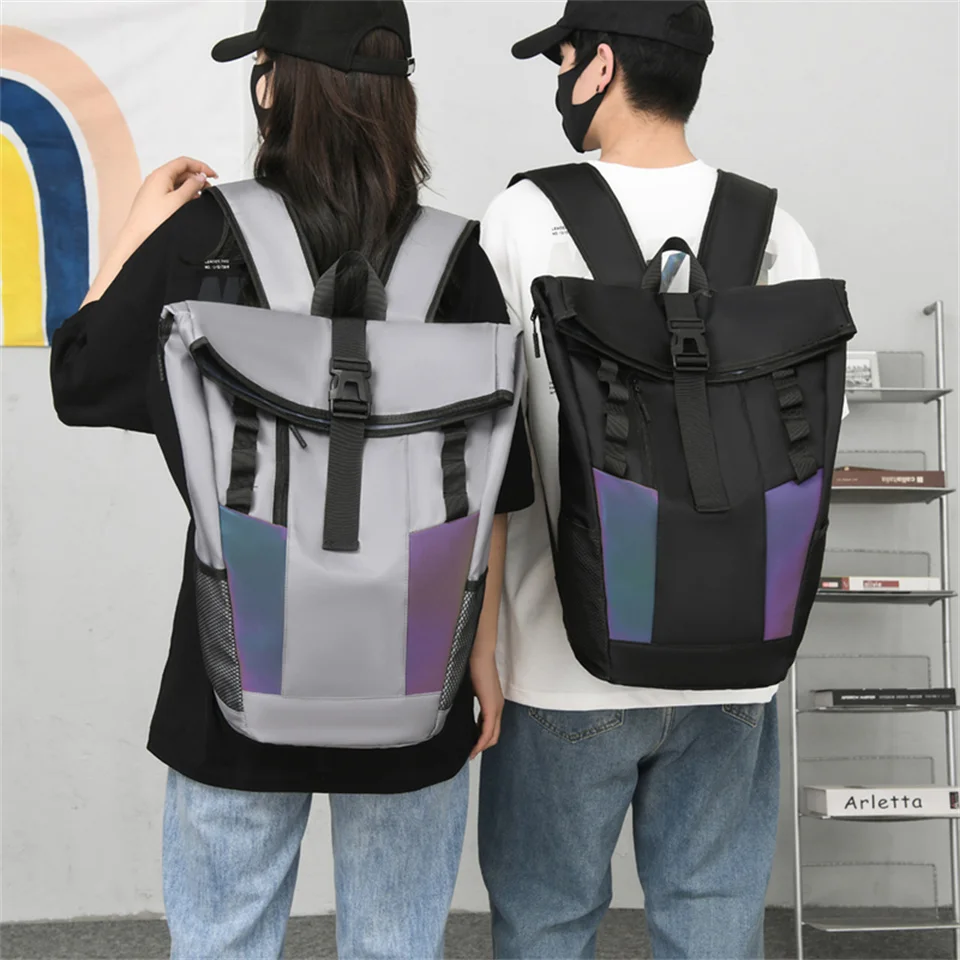 Women Waterproof Nylon Backpack Fashion Female Shoulder Bag Youth Vitality Style Multi-functional Travel Backpack