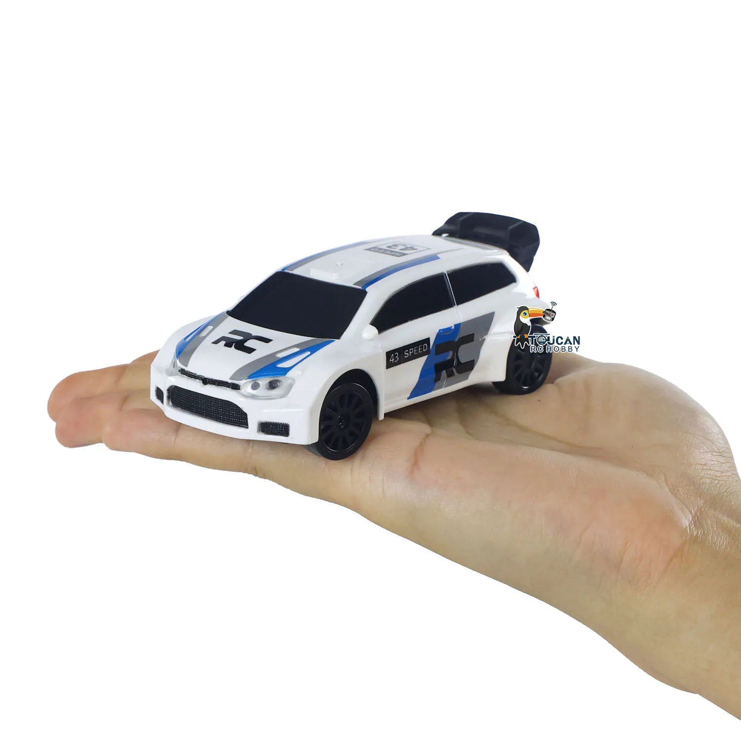 

US Stock Toys 1/43 4WD RTR RC Speed Car Four-wheel Drive Radio Control Mini Racing Drifting Remoted Car High Speed Model for Boys Gift