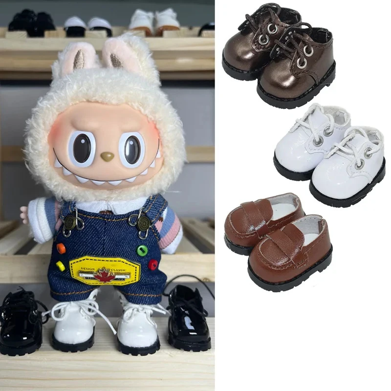 

Кожаная обувь Artisan для куклы Labubu 17 см, крошечные ботинки и кроссовки на заказ | Идеально подходит для модных проектов кукол своими руками