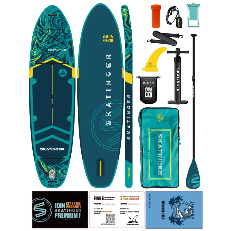 

Надувная доска для серфинга и падлбординга на заказ из ПВХ, ЭВА и материала Drop Stitch для волновых вод, в продаже