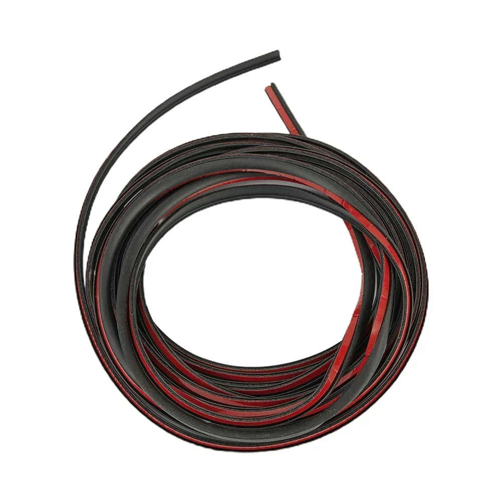 5M Car Door Sealing Strip Inclined T-Shaped Weatherproof Edge Trim Rubber Universal Car Interior Accessories