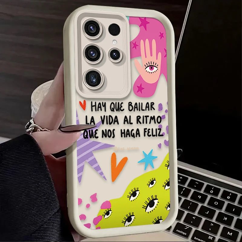 Fantastic Blue Evil Eye Case for Samsung Galaxy S24 S25 S23 Ultra S22 S21 Plus FE A36 A56 A26 A16 A06 A15 A25 A35 A55 5G Cover