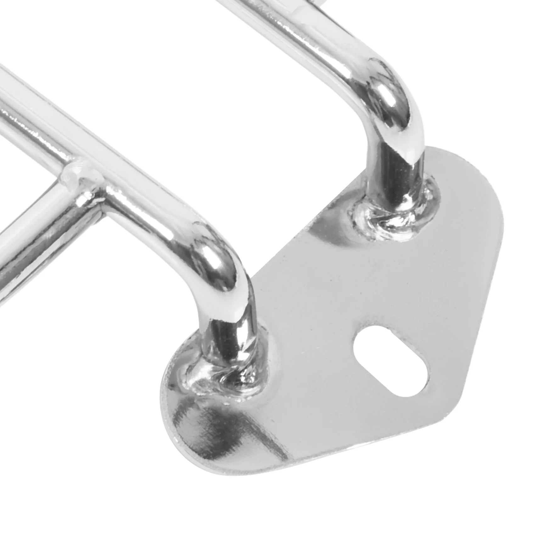 Stablize 2X Motorcycle Luggage Rack Backrest Rear Fender For -Davidson Sportster Xl 883 Xl1200 X48 (Silver)