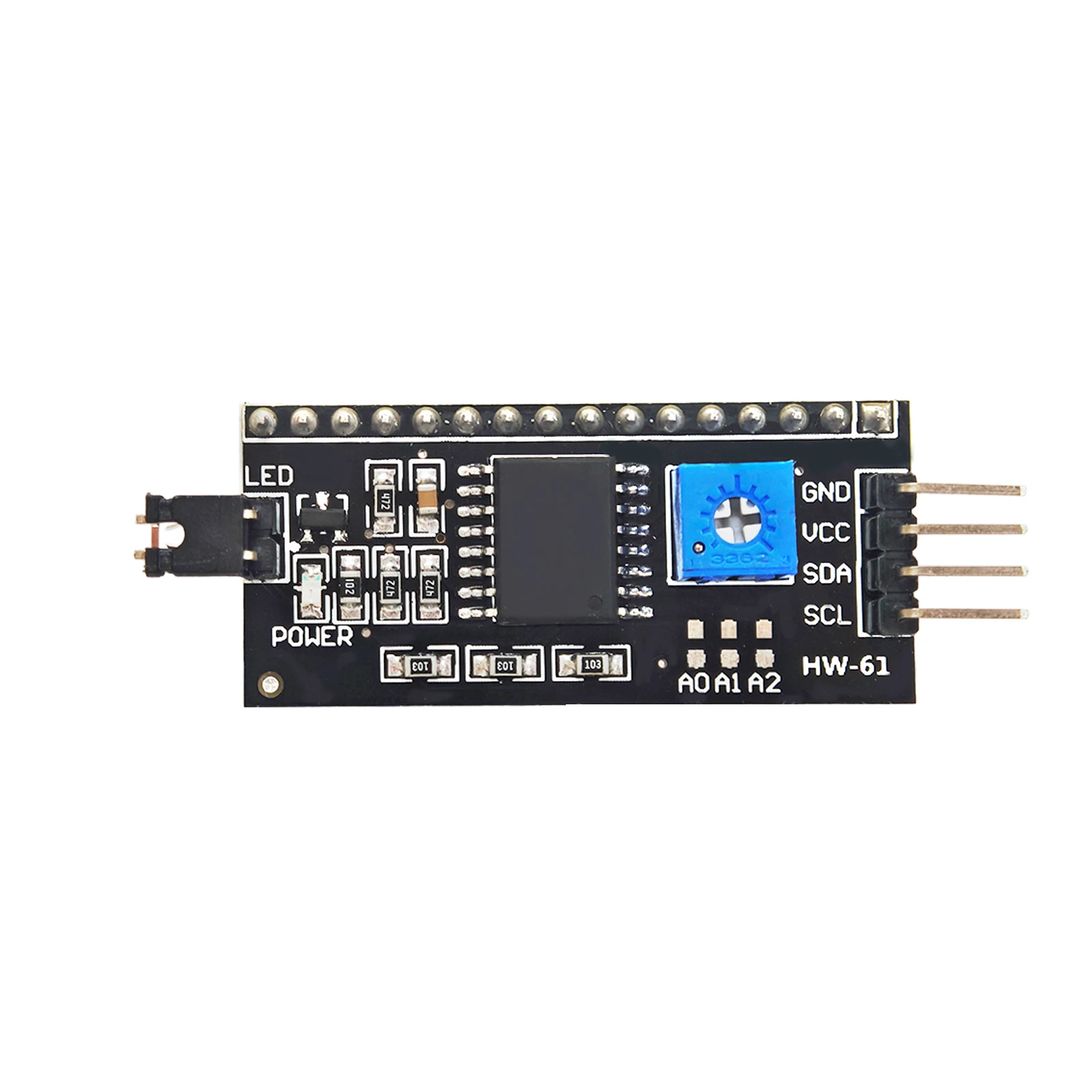 LCD1602 I2C Display Module 16x2 Blue Yellow Green Screen PCF8574 Adapter for Arduino 5V IIC Serial LCD Board with Potentiometer