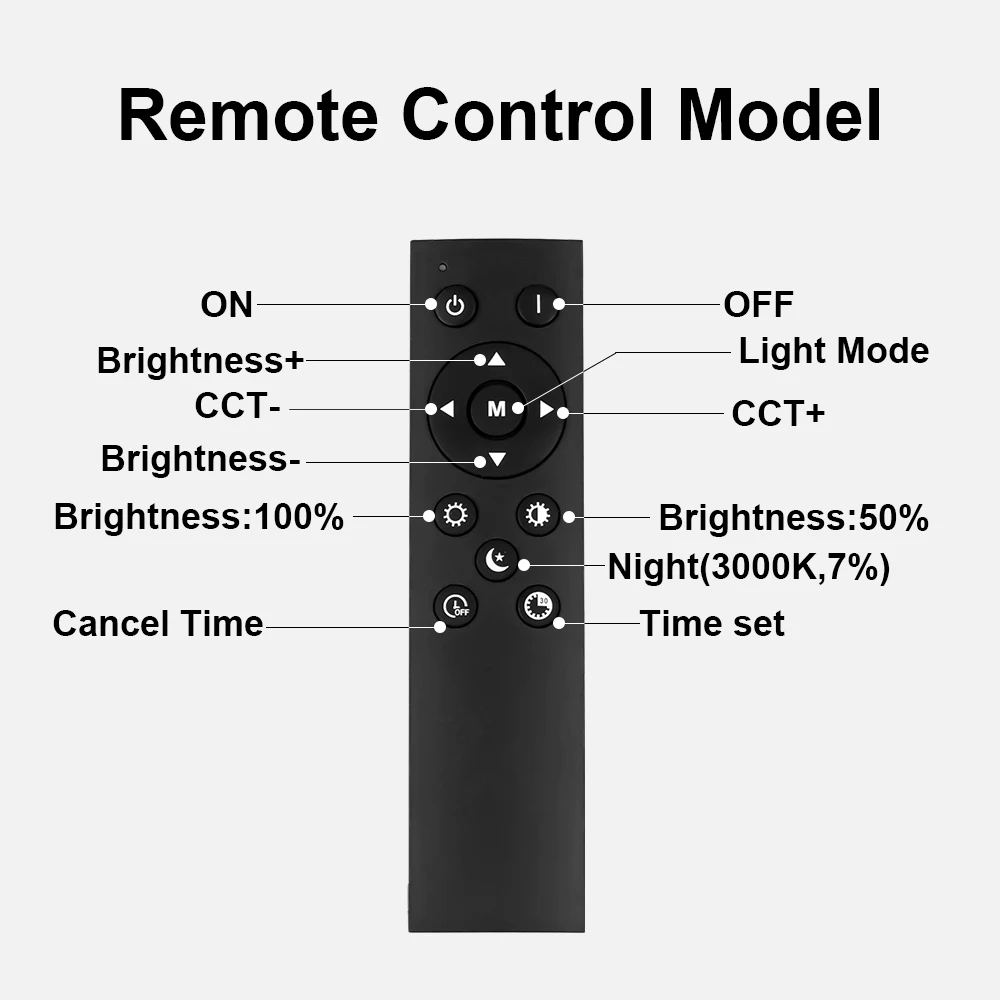 Lámpara de techo Led cuadrada moderna, accesorio ultrafino de 2,4 cm con Control remoto regulable para dormitorio y sala de estar