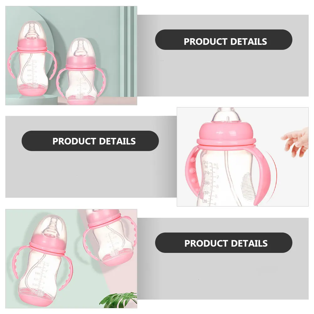 

Compact Kids Milk Bottle Water Drinking Cup Trainer for Baby Infant Toddler Portable Lightweight Easy Milk Drinking