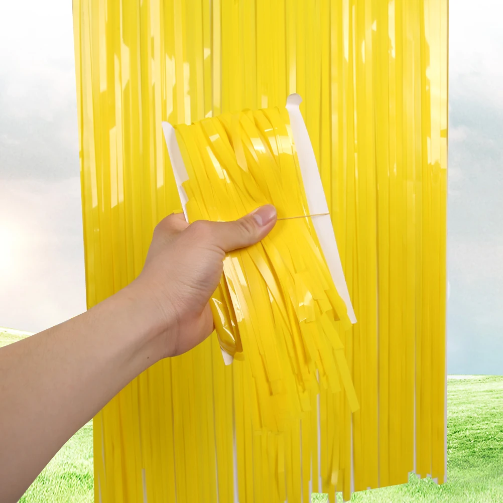 

Tassel Table Skirt Macaron Party Birthday Festival Decor Photo Backdrop Collapsible Pet Material Pink