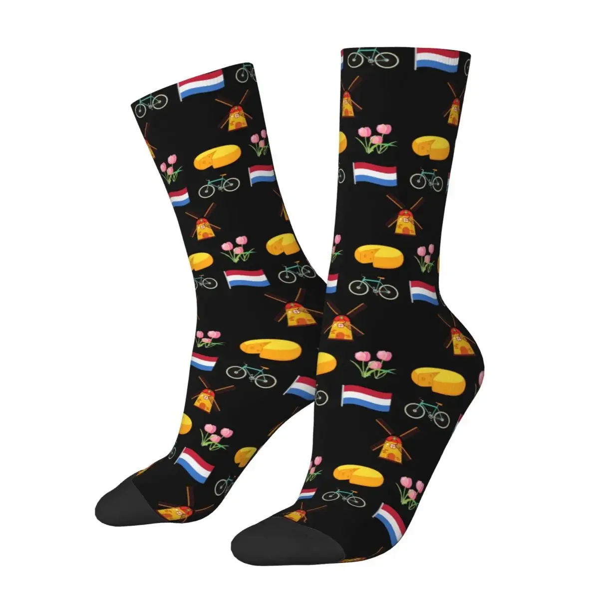 Proud To Be Dutch Socks Harajuku Sweat Absorbing Stockings All Season Long Socks Accessories for Unisex Gifts