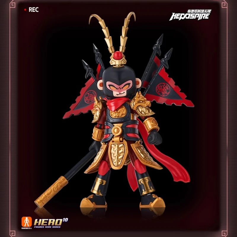BLOKEES Heroes Unlimited Building Block คน Lubu กระต่ายสีแดงเคลื่อนย้ายได้ชุดตกแต่ง Splicing ของเล่นของขวัญ