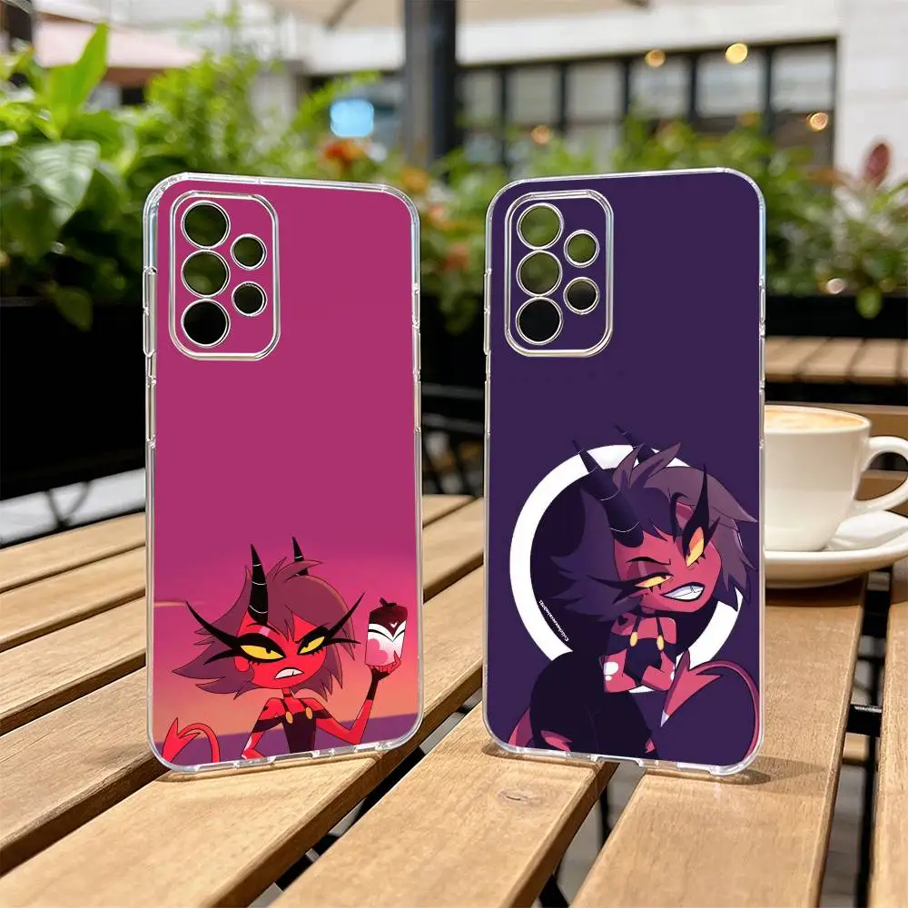 

H-Helluva Boss M-Millie Phone Case Transparent Silicone Soft For Samsung S25,S24,S21,S22,S23,S30,Ultra,S20,Plus,Fe