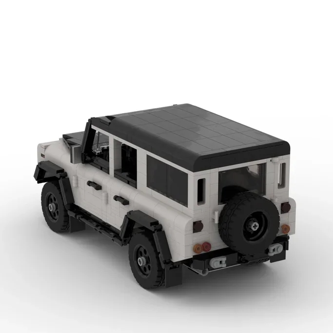 Champion Speed Car Moc อาคารอิฐรถรุ่น Defender สีขาวเทคโนโลยียานพาหนะ Modular Blocks Construstion ของเล่น DIY Assembly