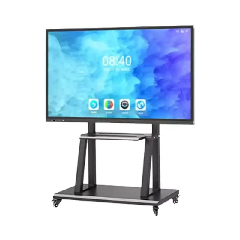 55 Inch 4K UHD Interactive Whiteboard Touchscreen All in One PC Smart Board for Teaching Conference Office Education Meeting