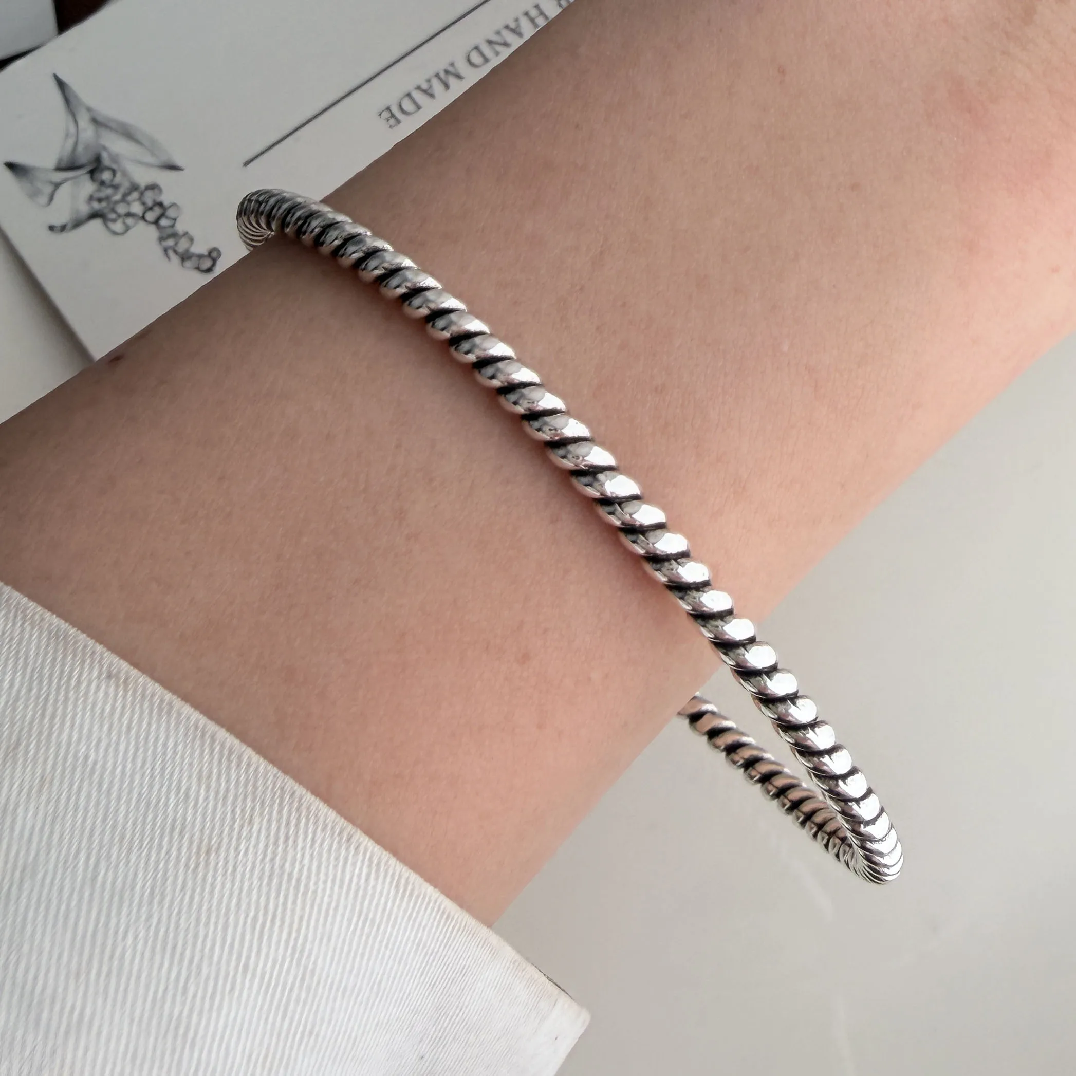 925 Sterling Silver Bracelets for Women Men String Accessories Trend Vintage Simple Ball Tassel Pendant Party Jewelry Gift