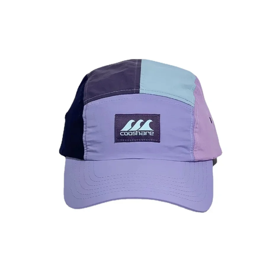 

High Quality Quick Dry Baseball Cap Women Color Matching Summer Sun Hat Men Waterproof and UV Resistant Girls Five Panel