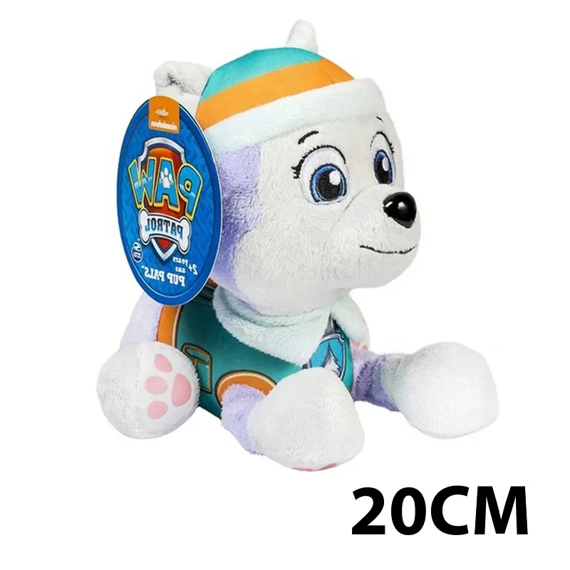 Cartoon Dog Paw Plush Doll para crianças, perseguição, modelo animal, Action Figures, filmes, periféricos, presente de aniversário