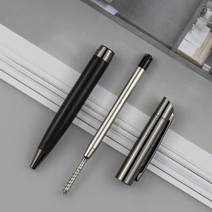 Wood Premium Metal Ballpoint Pen With Case Black Ink Office Business Writing Ballpoint Pen School Student Stationery Gifts 6 best sales promotional products - №5