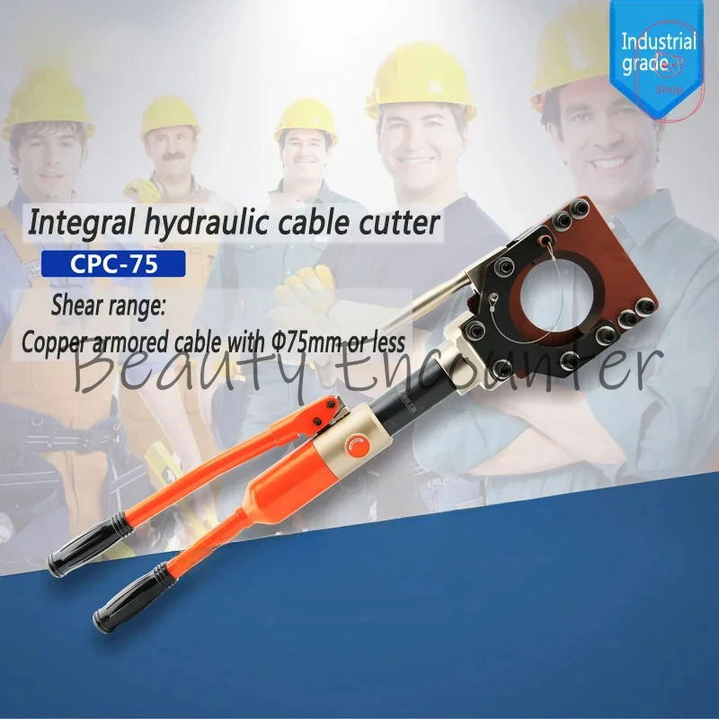 CPC-75/85 Hydraulic Cable Cutter Hydraulic Crimping Tools Overall Cable Scissors Fast Copper Armored Cable Clamp Bolt Cutters