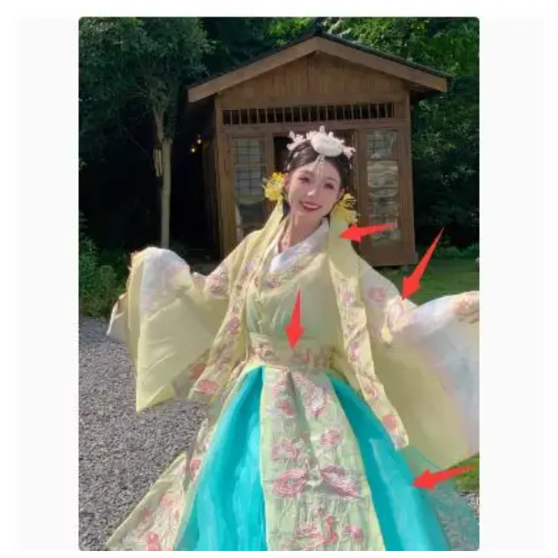 Novo vestido de casamento bordado coreano, fantasia de palácio, vestido de casamento coreano