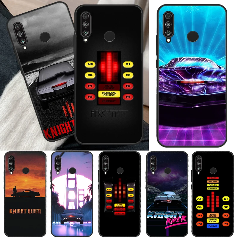 Hiệp Sĩ Rider KITT Xe Dành Cho Huawei P30 Pro P50 P20 P40 Lite Nova 5T P Thông Minh 2019 2021 bao Da Dành Cho Danh Dự 50 Lite