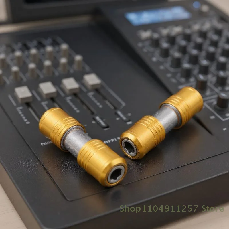 

1/2Pcs Portable Double Head Screwdriver Bit Holder - 1/4" Hex Quick Release Extension Rod For Electric Drill & Power Tools