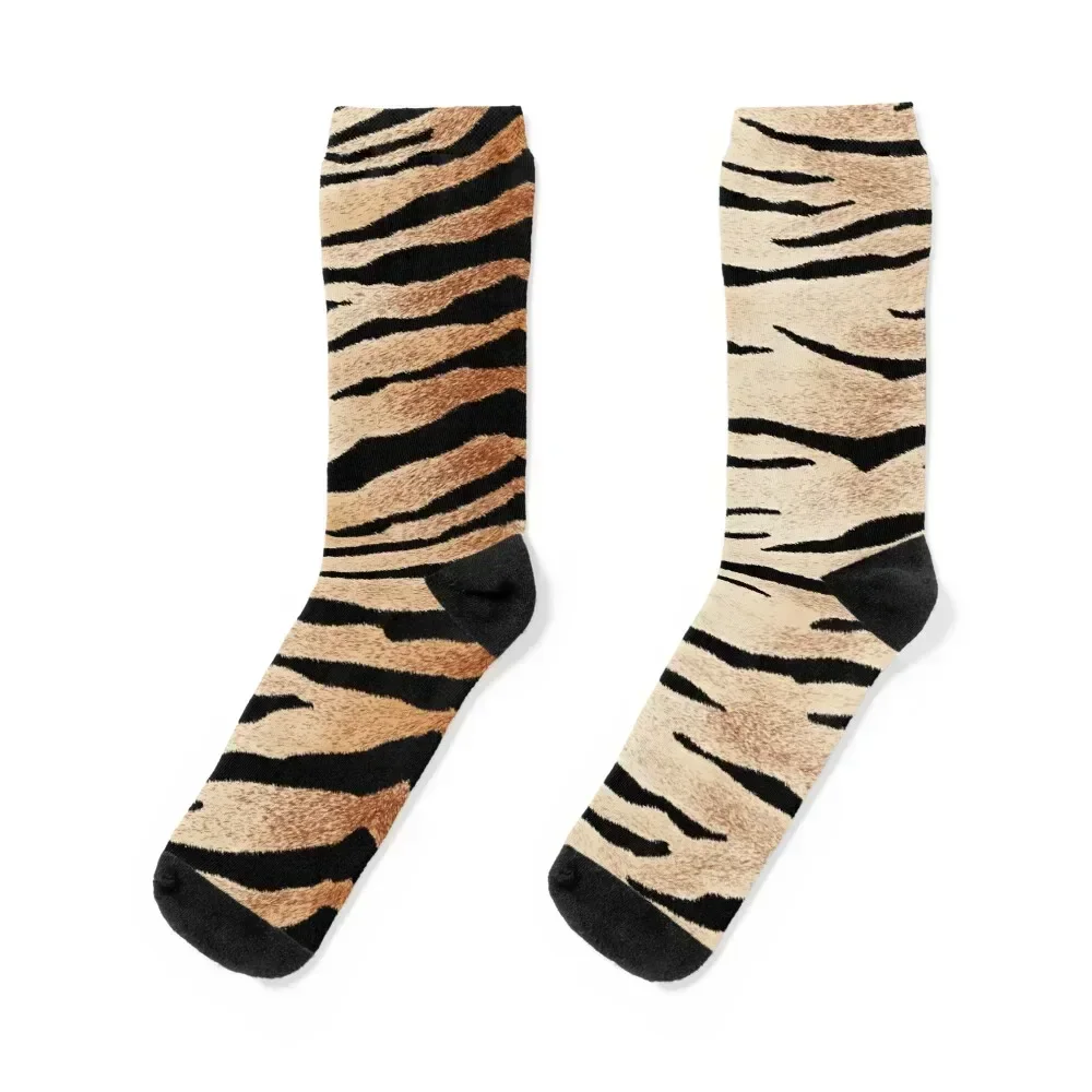 

Exotic Tiger Stripes Print Socks men cotton high quality sport Socks For Girls Men's