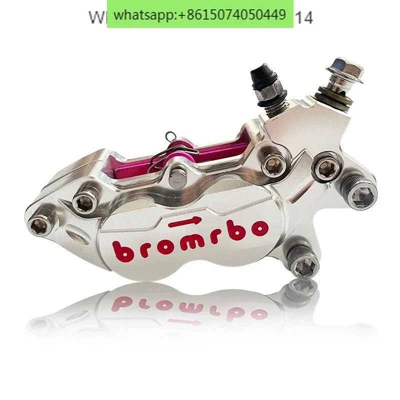 

Внутренние штангенциркули Brembo с ЧПУ с большим морским ушком, модифицированные четырехпоршневым нижним насосом Maverick No. 9