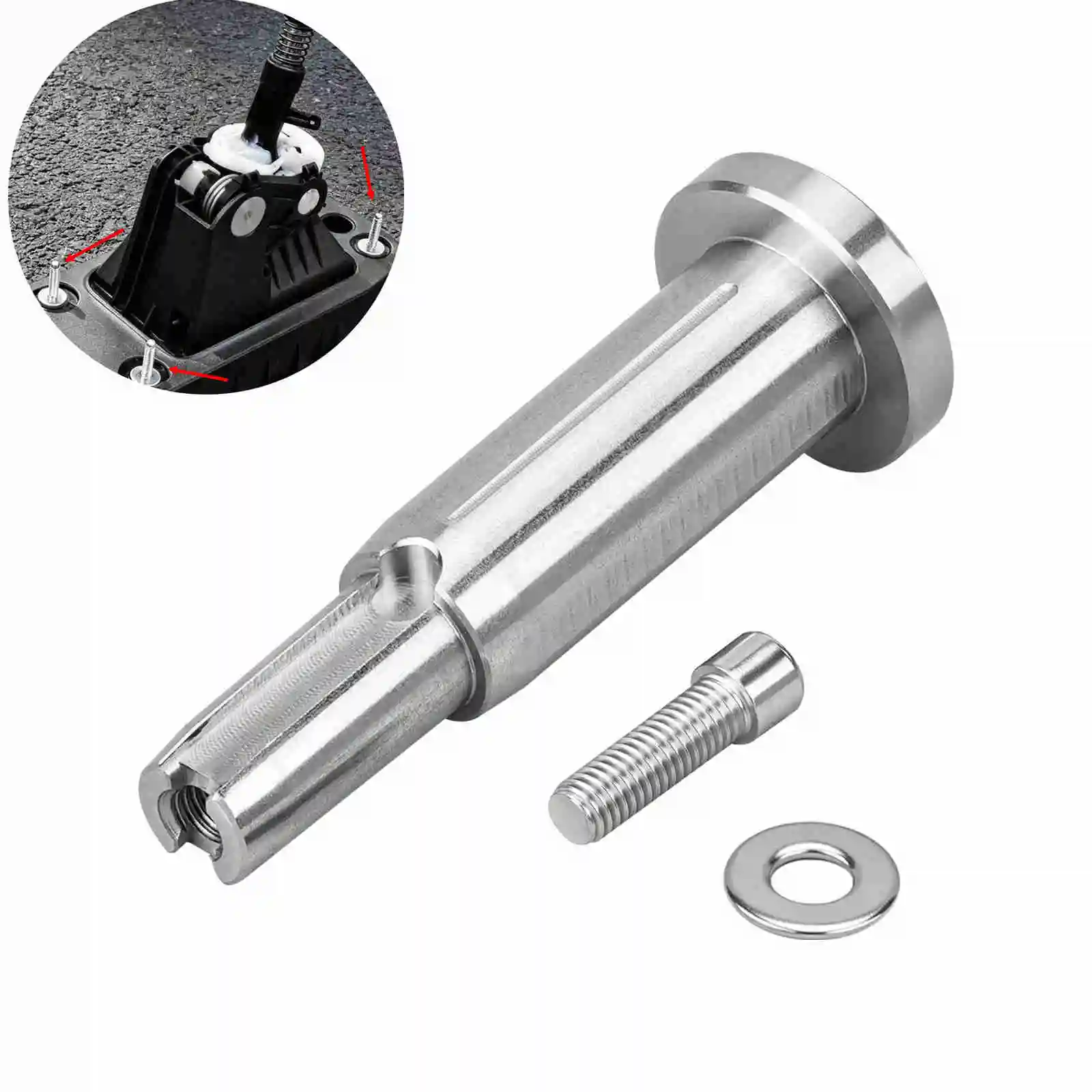 BEVINSEE Stainless Steel 6-speed Manual Shifter Pivot Pin For VW For Golf MK7/MK7.5 MK8 Manual Transmission