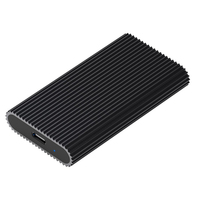 USB 3.1 to MSATA SSD Box Type-C Adapter Enclosure Aluminum Alloy Solid State Drive Case for Computer Accessory