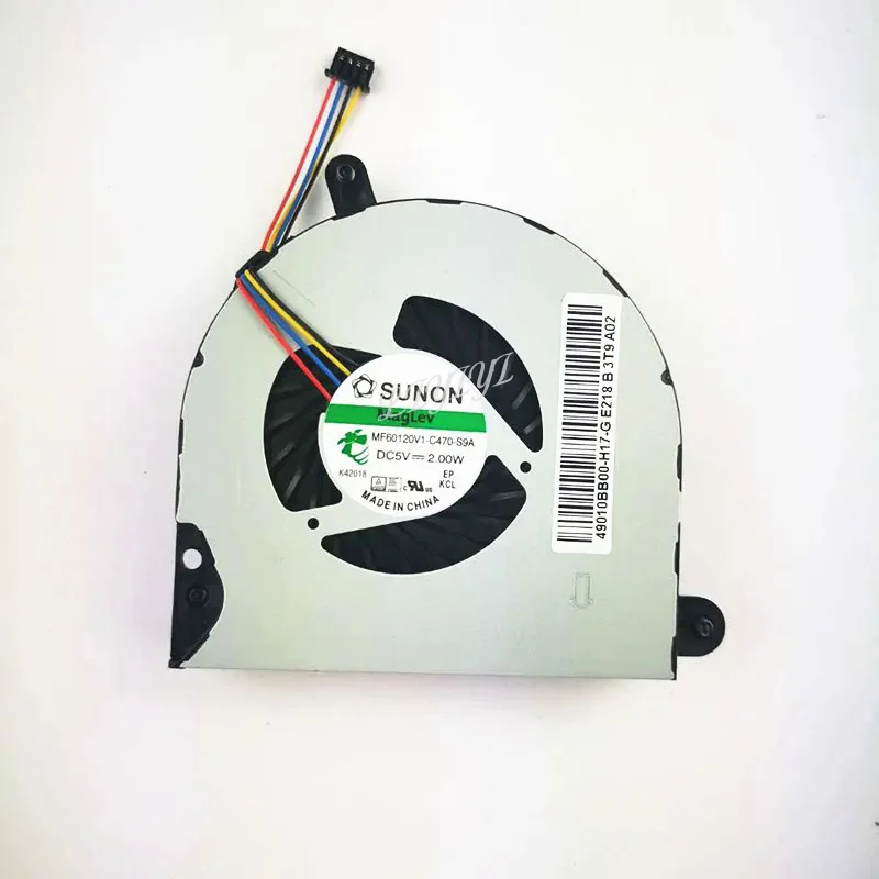 New Original for HP ProBook 6560b 6565b 6770b EliteBook 8560p 8560w 8570p cooling fan MF60120V1-C470-S9A nfb65b05h-002