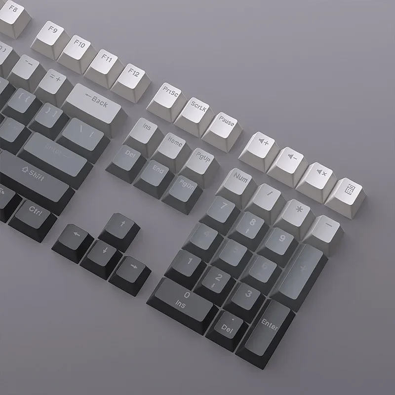 Polar Day Keycap Gradient Style Doubleshot Material OEM Profile for All MX Type Mechanical Keyboard