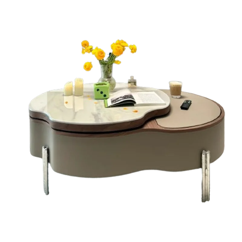 Multi Functional Coffee Table Creative Designer Household Drawer Coffee Table White Storage Mesas De Centro Para Sala Decoration