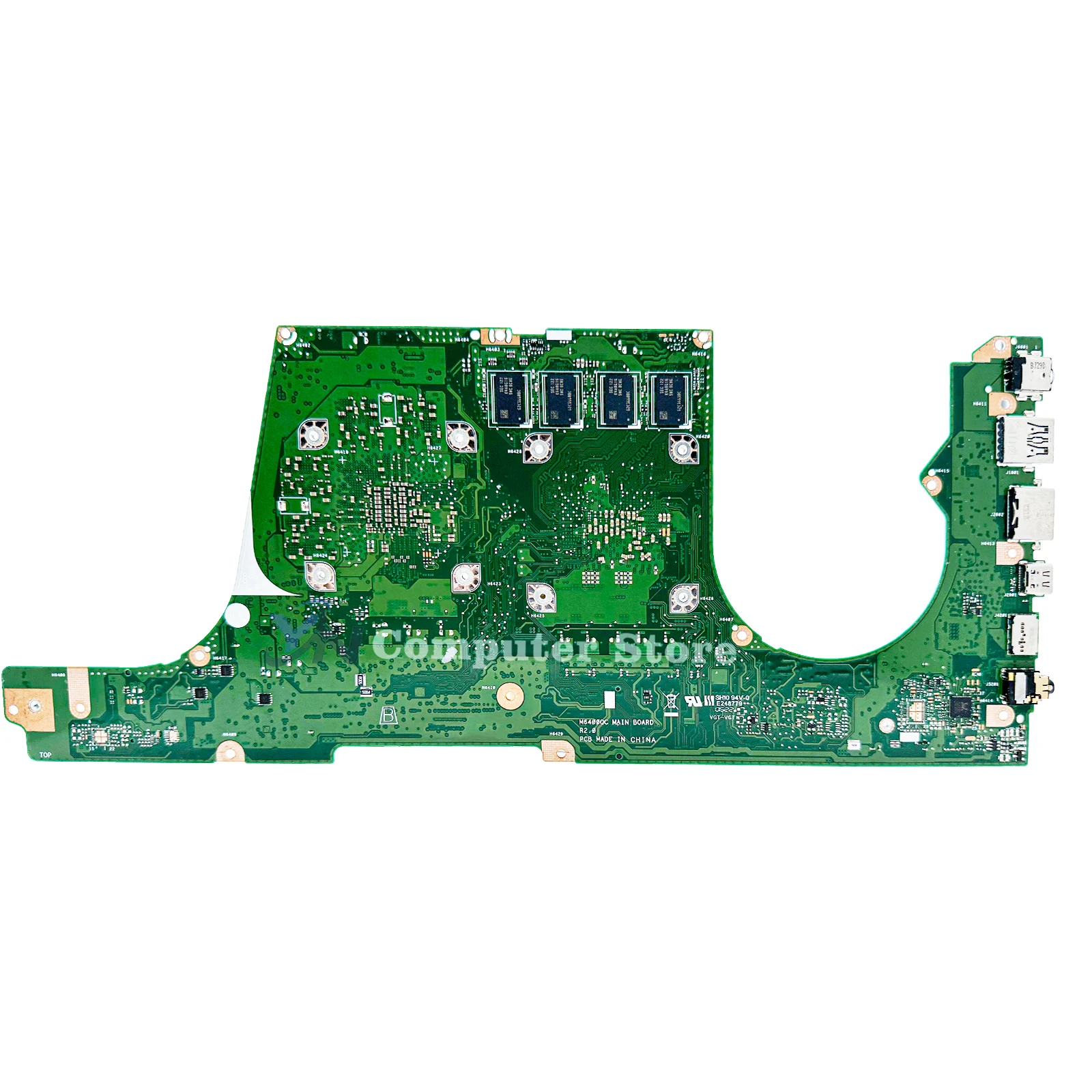 Imagem -05 - Placa-mãe para Laptop M6400qc M6500ih M6400qb M6400qe M6400qh M6500qc M6500qb M6500qe M6500qh M7400qcb M7600qcb M7400qeb M7600qeb