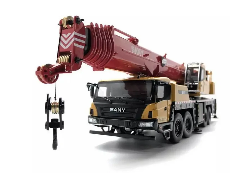 Alloy Model Toy Gift 1:36 Scale SANY STC800T6 Automobile Crane Engineering Machinery Vehicles DieCast Toy Model for Collection