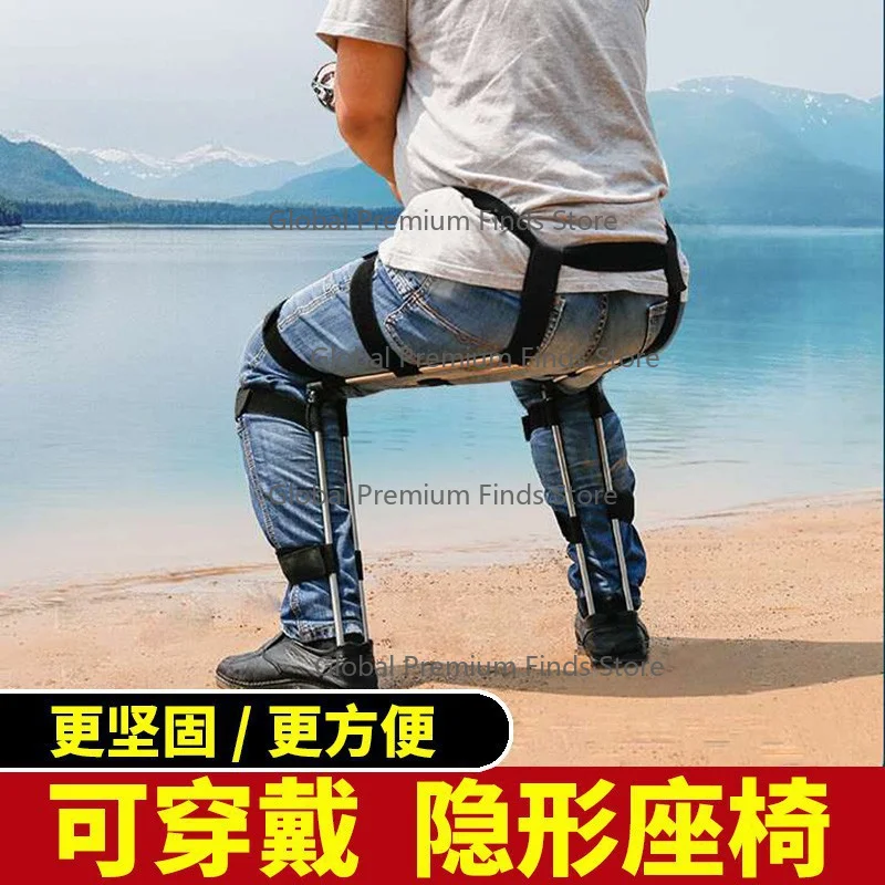 Wearable invisible seat exoskeleton, wearable chair for the human body, ma-gic chair