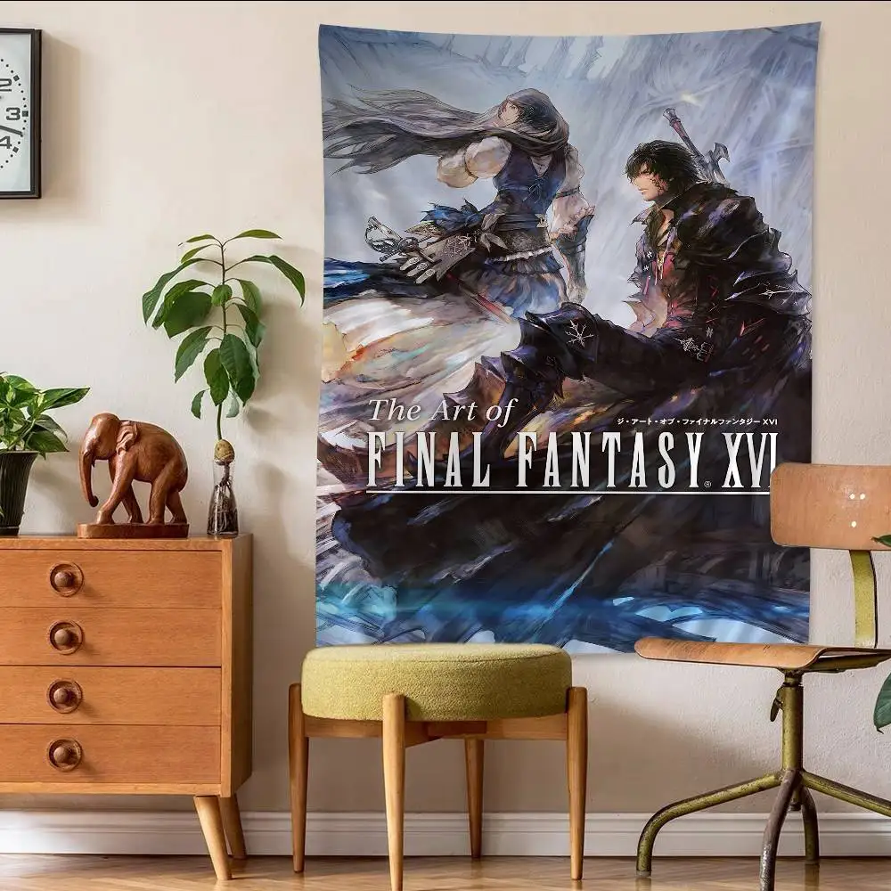 Final Fantasy VII Rebirth Hanging Bohemian Tapestry Bohemian Wall Tapestries Mandala Kawaii Room Decor