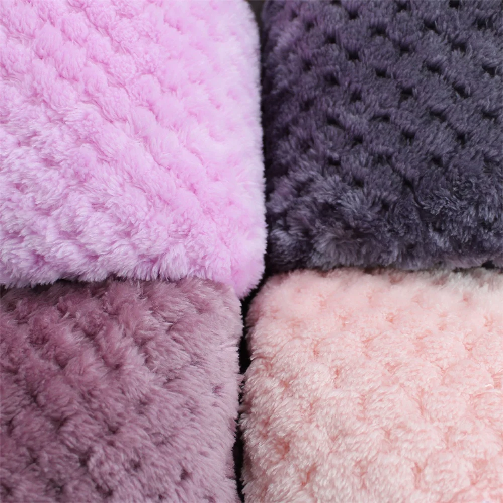 3D fluffy super soft kids bed spread pink blue cozy baby blanket spring toddler bedding quilt coral fleece furry child blanket