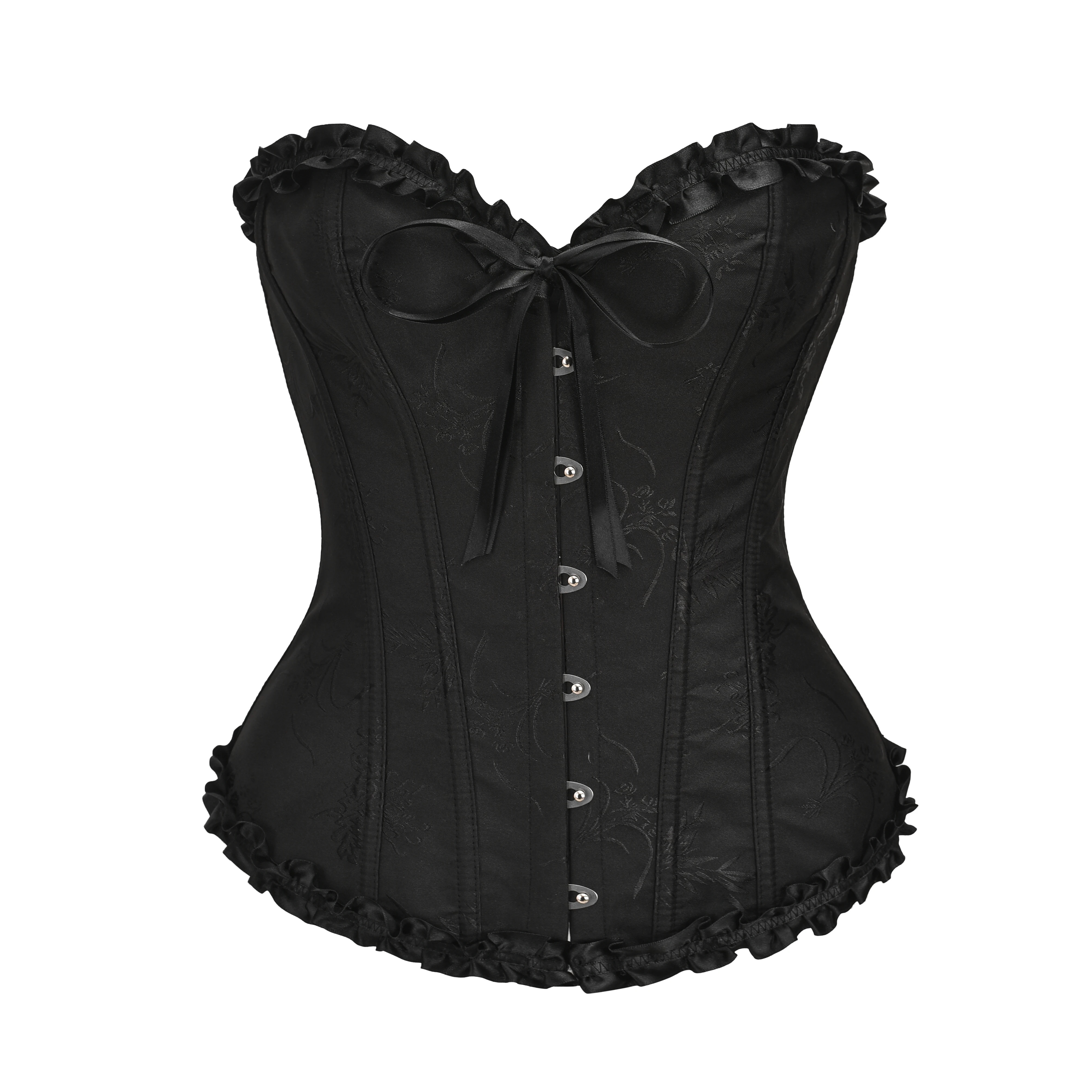 Victorian Vintage Corset Top Sexy Bustier Lace Up Overbust Lingerie Gothic Corsets Women\'s Body Shapewear Waist Cincher Corselet