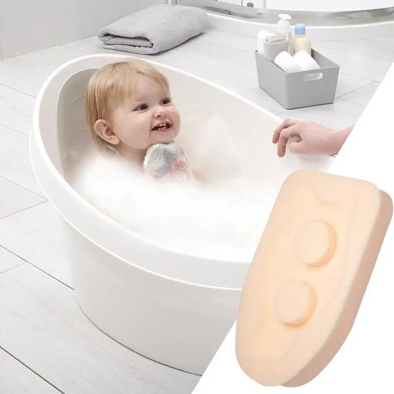 Baby Bath Cushion Bath Support Baby Tub Sponge Baby Shower Pad Bath Sponge Seat Baby Sink Bath Cushion For Different Bathtubs