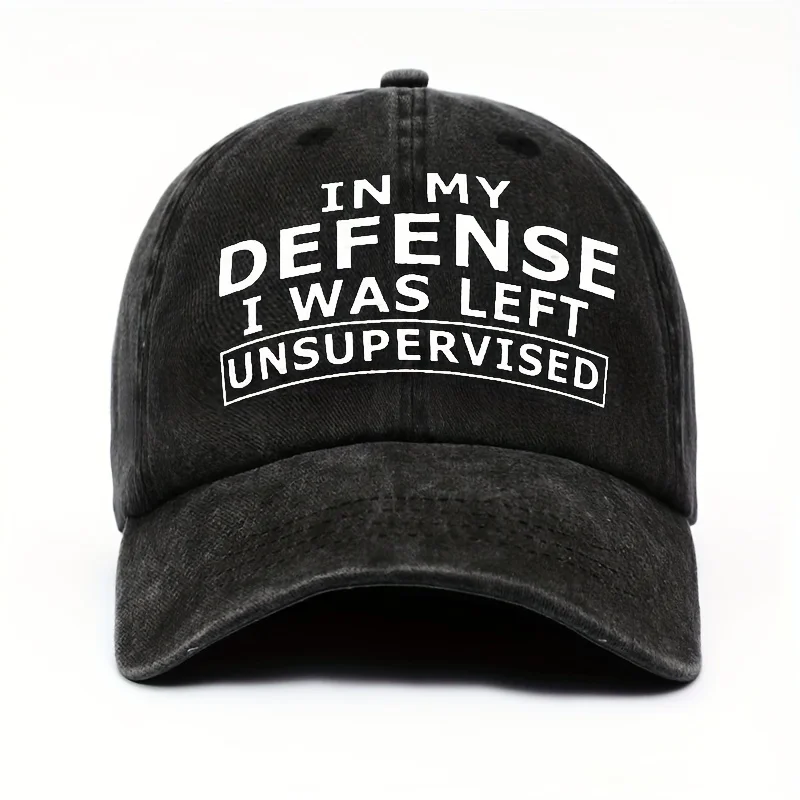 Unattended Funny Adjustable Baseball Cap
