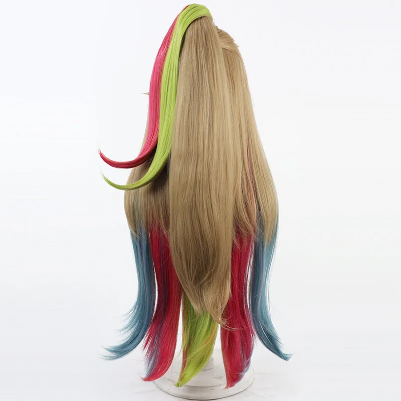 Anime Game Bazooka Girl Cosplay Wig Halloween Carnival Party Props Synthetic Hair Heat Resistant Fiber + Wig Cap