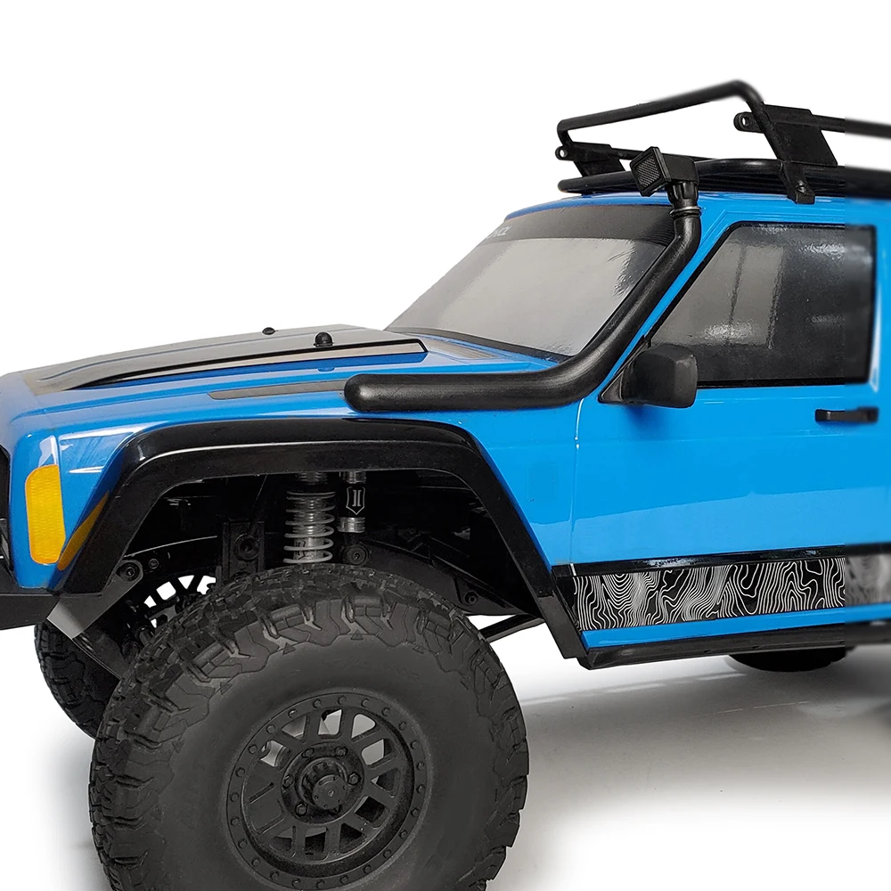 YEAHRUN Simulation Rubber Safari Snorkel For 1/10 AXIAL SCX10 Wrangler D90 D110 Body Shell Upgrade Parts