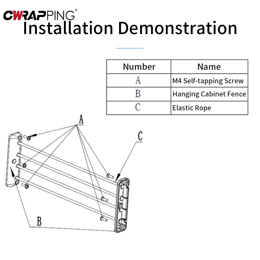 شبكة مضادة للسقوط، منظمة خزانة شبكة بضائع السيارة، تتضمن حالة جديدة تمامًا، سهلة التركيب، ملحقات موثوقية عالية