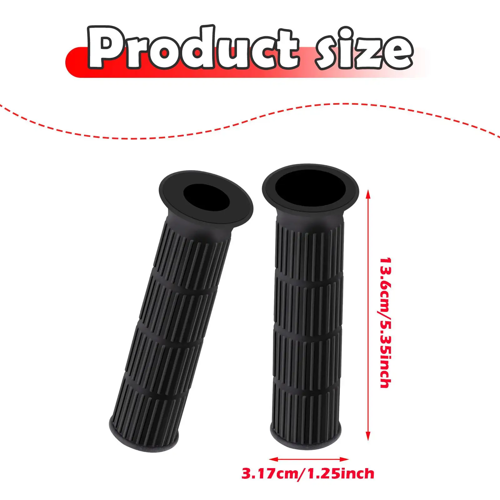 زوج مقابض المقود مريح لـ CL70 K0-k3 CB125S S0-s1 CL125S S0-s1