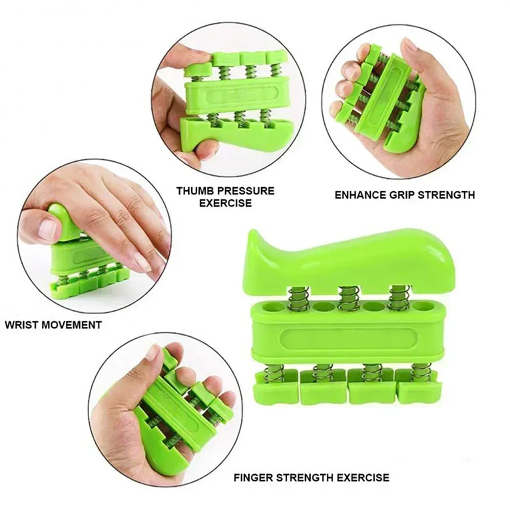 Finger Trainer Training and Exercise Two-way Spring Adjustable Grips Piano Guitar Finger Exercise Equipment Hand Strengthener