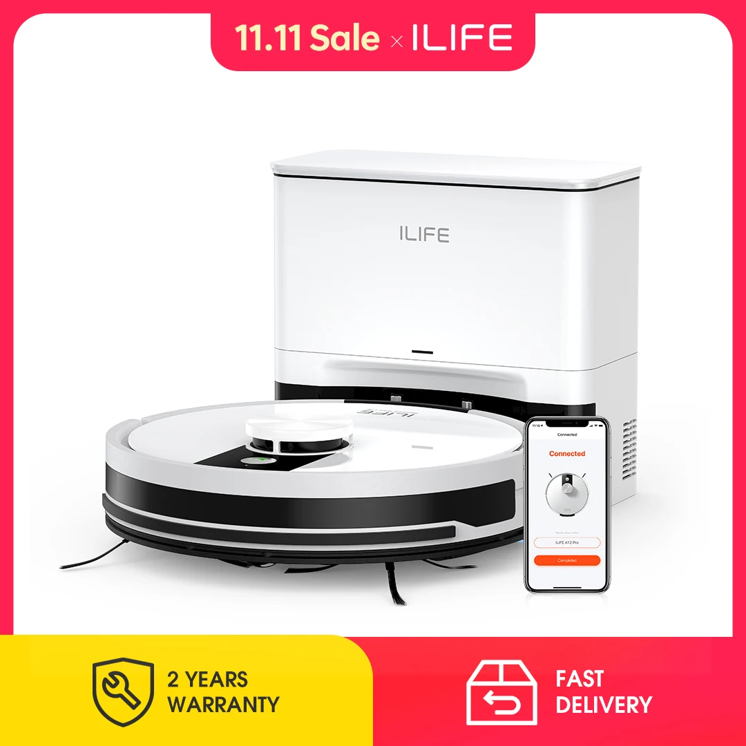 Robot aspirador y fregador ILIFE A12 Pro | LIDAR, 3000 Pa 🤖
