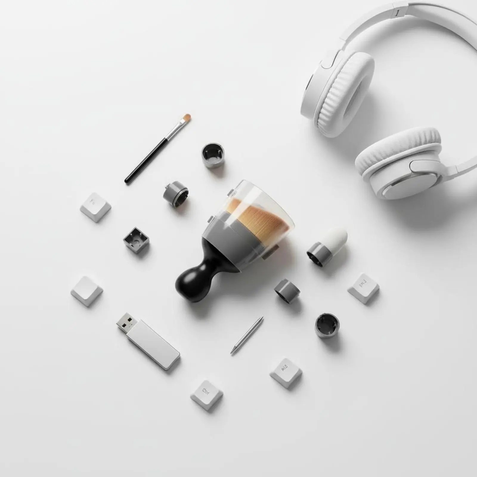 

Computer Keyboard Cleaning Brush Versatile Keyboard Cleaning Brush Soft Fiber Brush Small & Portable Long-Lasting