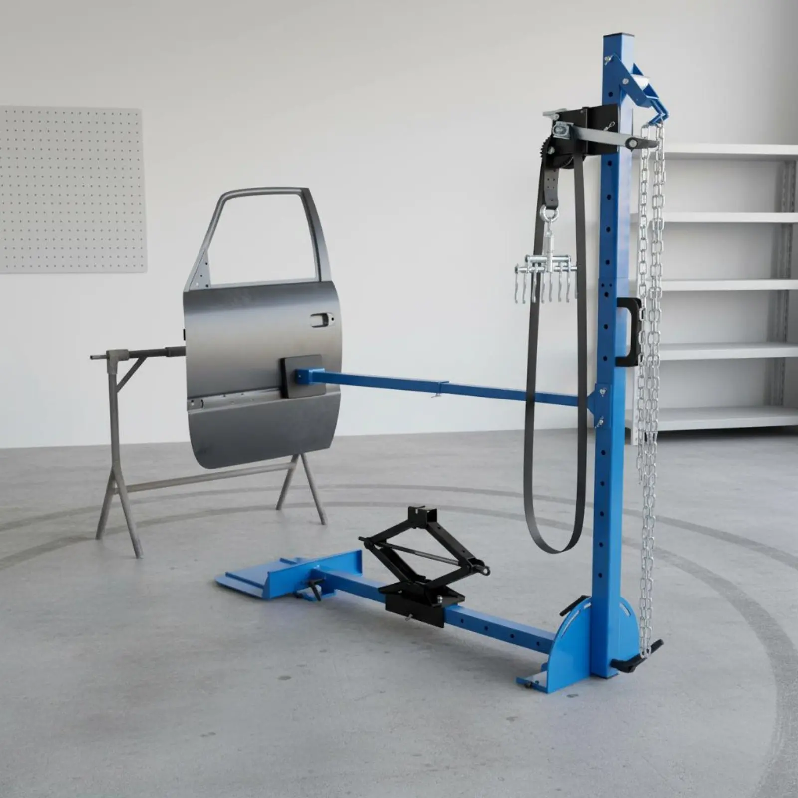 

Auto Vehicle Pulling Frame Sturdy Duty Collision Repair Straightener Dent Puller Machine Professional Grade Automotive Equipment