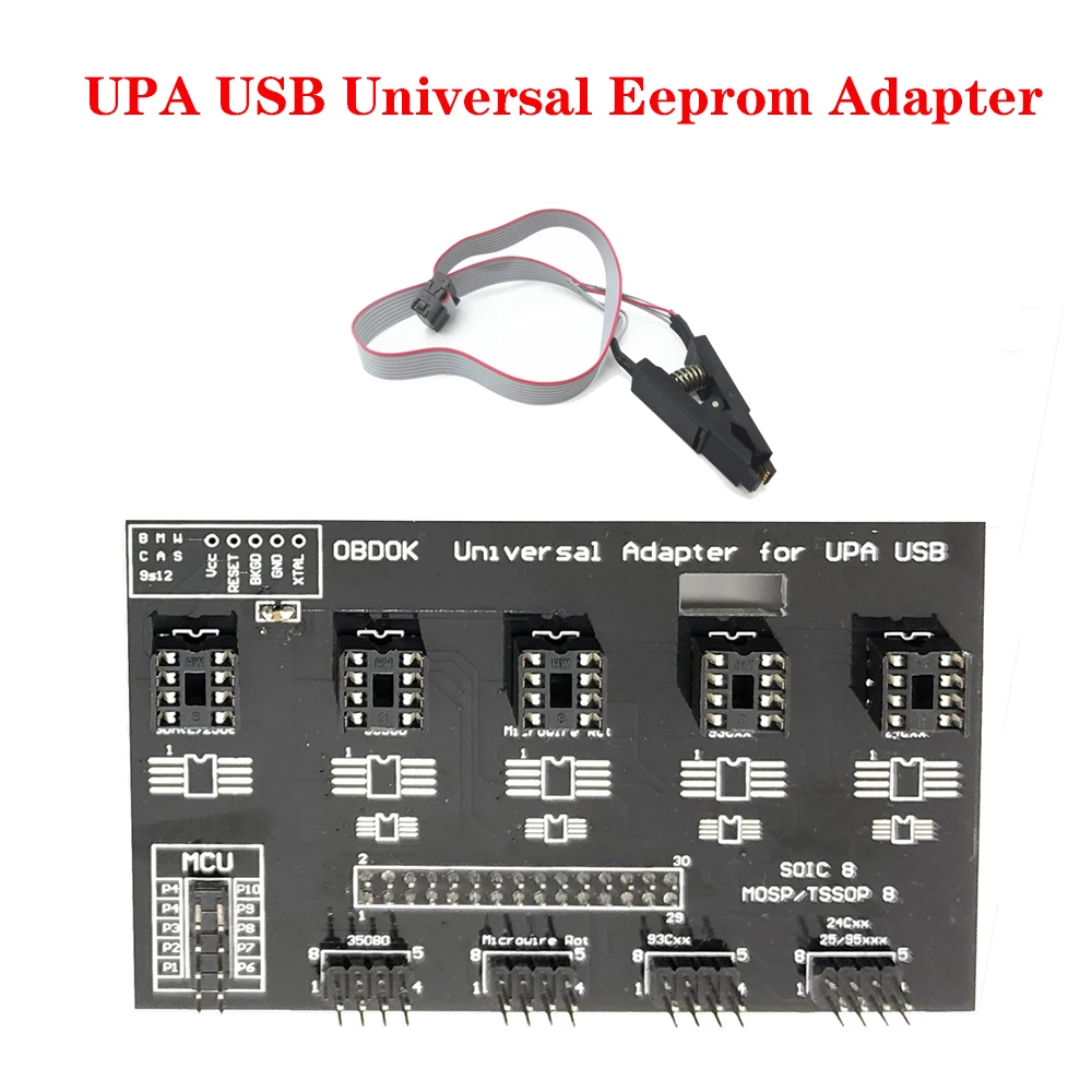 UPA USB V1.3 UPA USB Universal Eeprom Adapter ECU Programmer For I2C/SPI Microwire Eeprom-Programming