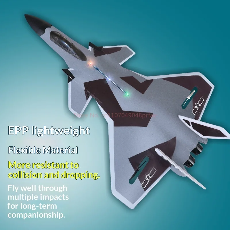 J-20 Children'S Fighter Remote Control Aircraft Model Fixed Wing Aircraft Model Boy Toy Fall Resistant Foam Glider view 4